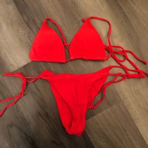 Red String Bikini